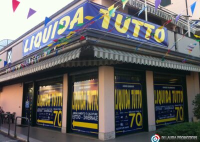 Liquidazione totale per rinnovo locali.