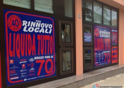 Vendita promozionale per rinnovo locali