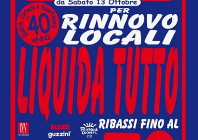 Vendita promozionale per rinnovo locali